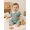 Green, variant on Baby Boys Romper, Cute Bear Embroidered Short Sleeve Polo Collar Jumpsuit, Infant One-Piece for Summer