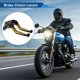 thumbnail image 2 of Palancas de freno y embrague cortas y largas para Kawasaki Z1000SX 2017-2020, palanca de freno ajustable de motocicleta, aleación de aluminio, cabeza negra, mango tono dorado, 2 of 6
