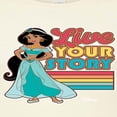 thumbnail image 3 of Disney Aladdin - Jasmine Live Your Story - Juniors Fitted Graphic T-Shirt, 3 of 5