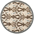 thumbnail image 2 of Safavieh Martha Stewart 2'3" X 8' Tufted Hand loomed Wool Rug in Clove, 2 of 2