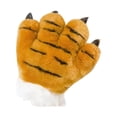 thumbnail image 4 of Guante de pata de palma de animales, juguete, manopla de garra, juguetes educativos, regalos de fiesta, color de mano Marrón, 4 of 9