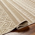 thumbnail image 5 of Hauteloom Kojo Living Room, Bedroom Patio Outdoor Area Rug - Brown, Gray - 2' x 3', 5 of 7