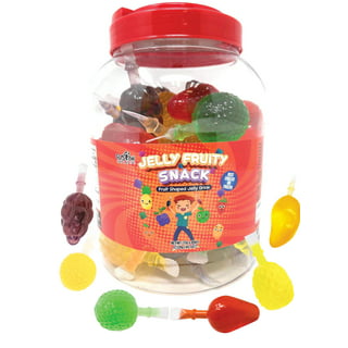 DinDon Ju-C Jelly Fruit Candy Jelly Snacks Jar