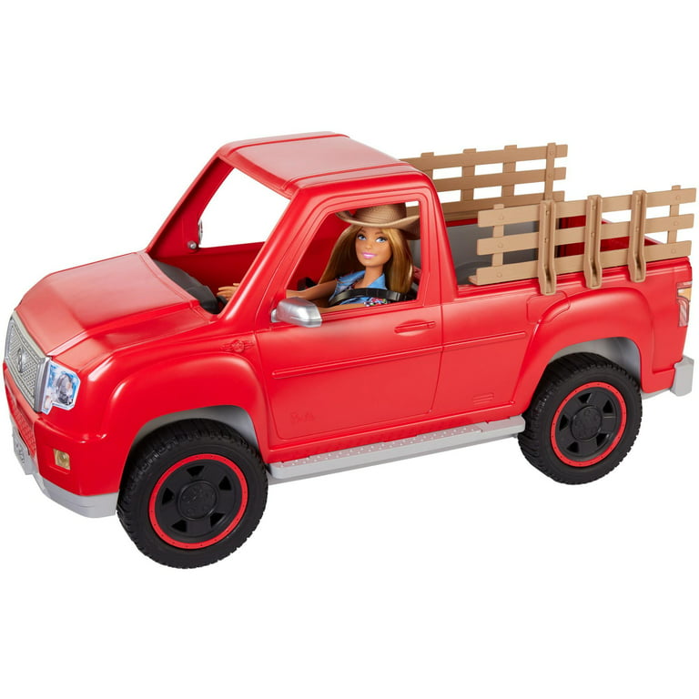 Jeg accepterer det Dusør forklare Barbie Estate Sweet Orchard Farm Doll & Pickup Truck with Accessories -  Walmart.com