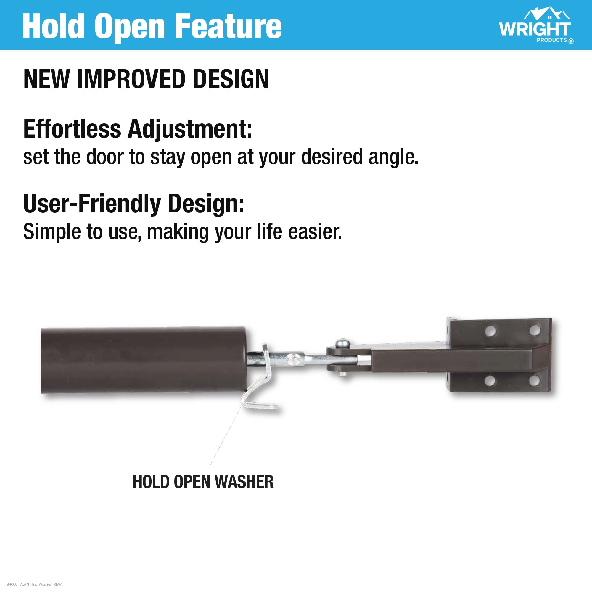 Wright Products Lanai Closer and Latch Combo, Bronze