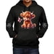 thumbnail image 1 of MHFRRA Sudadera con Capucha Blend, Suave E Informal, con Bolsillo Delantero para Mayor Comodidad Diaria y Estilo Urbano Negro, 1 of 3