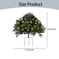 thumbnail image 2 of CHUANK Faux Holiday Planter Filler - Christmas Holiday Planter Decorations - LED Holiday Planter Greenery Outdoor Holiday Planter With Lights Prelit Decor - Planting Christmas Trees in th, 2 of 8