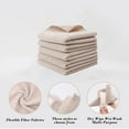 thumbnail image 5 of All-Purpose Kitchen Cleaning Cloths | Reusable & Absorbent Dish Wipes | 30x30cm Microfiber Cleaning Rags | Removes Grease & Stains | Machines Washable | Gray/Beige, 5 of 5