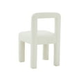 thumbnail image 3 of Hazel Cream Boucle Dining Chair, 3 of 7