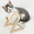 thumbnail image 4 of OEFNTAC Home and Kitchen Sisal Cat Scratching Ball Roller Climbing Frame Durable No Shedding Entertainment Scratcher for Cats Play 7.09x7.09x4.72in, 4 of 6