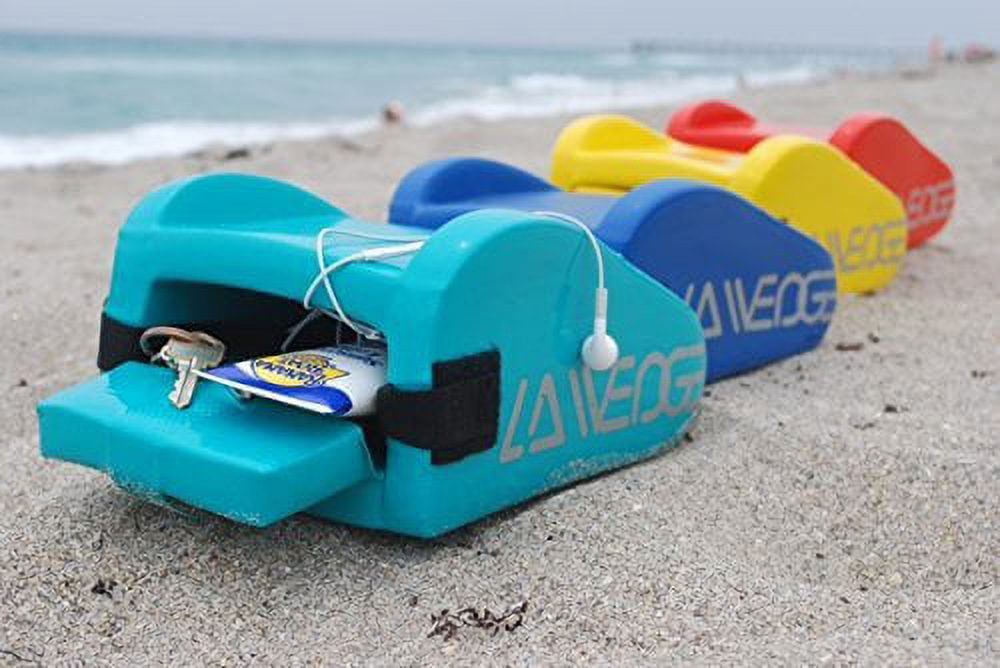 LA-Wedge - Beach Headrest and Accessory Bag - Ocean Blue