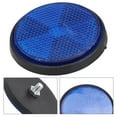 thumbnail image 1 of Circular Reflector Car Trucks Motorcycle Night Reflector Refraction Light Parts Blue, 1 of 10