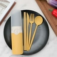 thumbnail image 4 of Travelwant Portable 4-Piece Reusable Cutlery Set with Storage Box Handles, 4 of 7