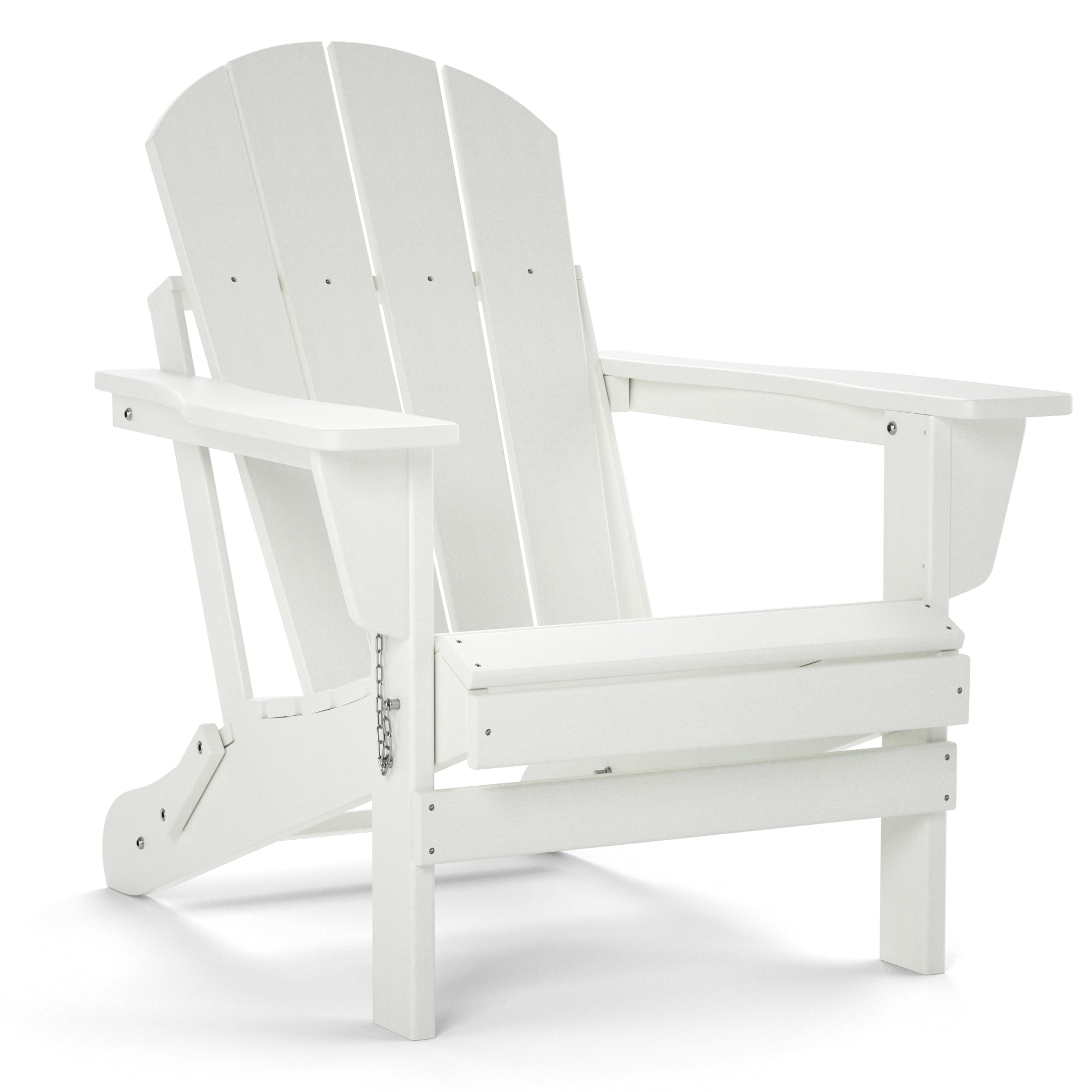 TORVA Folding Adirondack Chair Outdoor Furniture AllWeather HDPE Resin