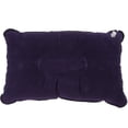 thumbnail image 1 of EeaseMX Almohada inflable NUOLUX de tela flocada supergruesa, portátil, para viajes al aire libre (azul oscuro), 1 of 7