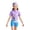 v#20Purple98, variant on Rggeeun Baby Girls One-Piece Cartoon Print Short Sleeve Crew Neck Back Zipper Knit Slim Fit Elastic with Matching Hat for Summer Water Activities Lovely Swimsuit,Pink,10-12 Years
