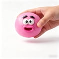 thumbnail image 4 of Smushers Squeeze Toys, Novelty Smush Face Squeeze Toys, Removable Facial Expressions for Birthdays and Get-Togethers, Safe & Fun (Pink), 4 of 7