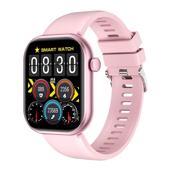 Nkmbld Smart Watch for Women Clear Screen for Incoming Call Reminder Bluetooth Low Power Consumption Sedentary Reminder Sports Smartwatch, Pink