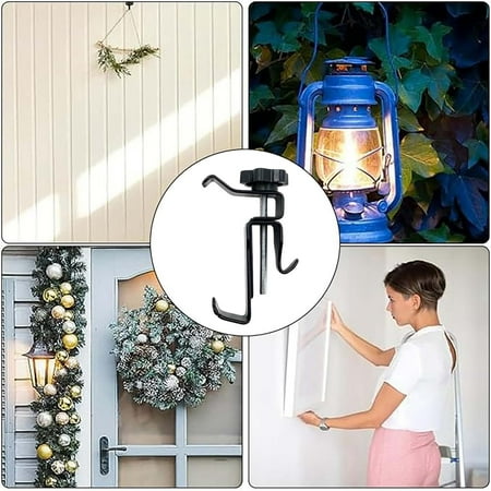 

CFS Brick Hooks Stainless Steel Brick Hangers Brick Clamps For Hanging Outdoors Are Suitable For Wreaths Crafts Outdoor Pictures No Drill Bit Required