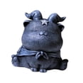 thumbnail image 2 of Estatua de gato de resina, regalo para amantes del té, decoración del hogar, adorno de mesa. D, 2 of 9