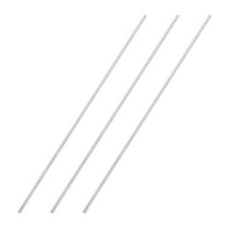 Uxcell 7.87 x 0.12" 304 Stainless Steel Solid Round Rod for DIY Craft 3Pcs