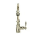 thumbnail image 3 of Moen S53004BG Weymouth Shepherd's Hook Pulldown Kitchen Bar Faucet Featuring Metal Wand with Power Clean, Brushed Gold, 3 of 7