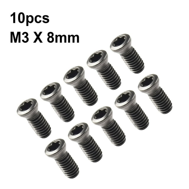 10 Pcs Vis Torx M2 M2.5 M3 M3.5 M5 pour Remplacer Inserts en Carbure Outils de Tour CNC Vis de Machine