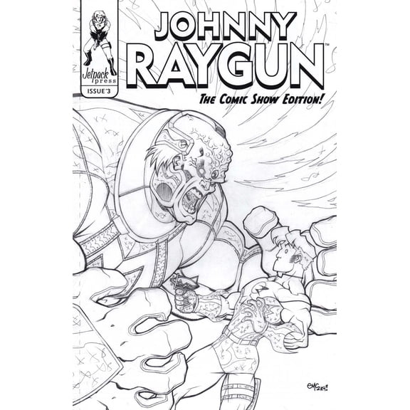 Johnny Raygun: Quarterly #3B VF ; Jetpack Comic Book