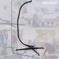 thumbnail image 5 of FDW Hammock Stand Solid Steel Construction (Stand only),Black, 5 of 7