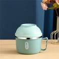thumbnail image 1 of SMihono Kitchen Organizers and Storage Stainless Steel Bowl Large Capacity Fast Food Cup Student Tableware Set Instant Noodles Bowl Rice Bowl Lunch Box Kitchen Gadgets Must Have 2023, 1 of 6