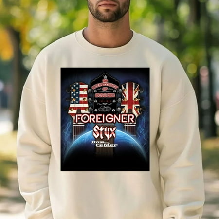 

Styx and Foreigner Summer 2024 Tour Shirt Styx and Foreigner Band Fan Shirt