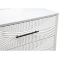 thumbnail image 3 of Alpine Furniture Tranquility 2 Drawer Wood Bed Side Table Nightstand, White, 3 of 6