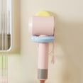 thumbnail image 4 of Wall Mount Hair Dryer Holder with Suction Cup | Universal Non Perforated Storage Rack for All Hair Dryer Models | 5 Color Options | Compact Bathroom Organizer for Small Spaces, 4 of 6