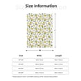 thumbnail image 5 of Sikiie Lavender Flowers Cozy Flannel Fleece Throw Blanket: Lightweight & Thick for All Seasons - Perfect for Women, Men, & Kids"80"x60", 5 of 6