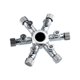 thumbnail image 1 of sweethay 6 Ways Aluminum Alloy CO2 Distributor Durable Carbon Dioxide Splitter Valve For Aquarium Fish Tank Ventilation Herramientas y ferretería sweethay TO003021-00, 1 of 8