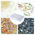 thumbnail image 4 of Amdohai Clear Plastic Diamond Storage Box with Handle 64 Pack Transparent Diamond Embroidery Painting Accessory Tool Drill Jewelry Beads Container Holder with Label, 4 of 8