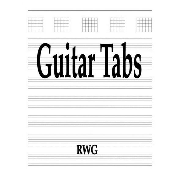 Guitar Tabs: 50 Pages 8.5" X 11", (Paperback)