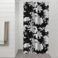 thumbnail image 2 of Pioneer Flower Floral Print Pattern Shower Curtain 36"x72" ,Bathroom Decorative Shower Curtains Set with 12 Hooks,Modern Waterproof Washable Shower Curtain, 2 of 6