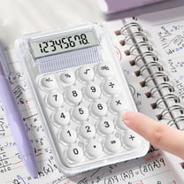 Scientific Calculator Standard Calculator 8 Digit With Large Display And Round Button Candy Color Calculator Portable For Office Home School