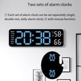 thumbnail image 3 of pitrice Multifunctional Living Room Wall Clock Adjustable Brightness 6. Summer Time Style 1, 3 of 6