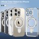 thumbnail image 4 of Funda para teléfono móvil GUAGUA para iPhone 15 Pro de 6.1 pulgadas, soporte magnético, plata, 4 of 9