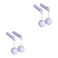 thumbnail image 4 of Youkk Cordless Adjustable Weighted Jump Rope with Counter for Enhanced Endurance Training purple 280CM 2Set, 4 of 6