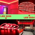 thumbnail image 4 of czcpp-LED Light Strip, 16.4ft 600 Units SMD 5054 LEDs(5050 Upgraded), 16000LM Flexible 12V DC Light Strips, LED Ribbon, DIY Christmas Home Kitchen Indoor Party Decoration (Tube Waterproof IP67, Red), 4 of 4