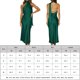 thumbnail image 2 of Vestidos de Fiesta Elegantes con cuello Halter para mujer vestido de fiesta de satén con espalda descubierta y abertura Ygjytge Verde T L para Mujer, 2 of 6
