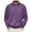 Purple, variant on fatyb Golf Shirts for Men Long Sleeve Loose Button T Shirts with Collar Solid Color Mens Workwear Tee