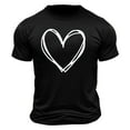 thumbnail image 4 of hotojiny Valentines Shirts for Men Lightweight Crew Neck T Shirt Classic Heart Graphic Tee Shirt for Vaction Casual, 4 of 4