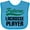 Turquoise, variant on Inktastic Future Lacrosse Player Boys Baby Bib