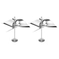 thumbnail image 2 of Reflective Spinning Deterrent, Rugged 2PCS Reflective Wind Powered Scare Device  for Railing, 2 of 7