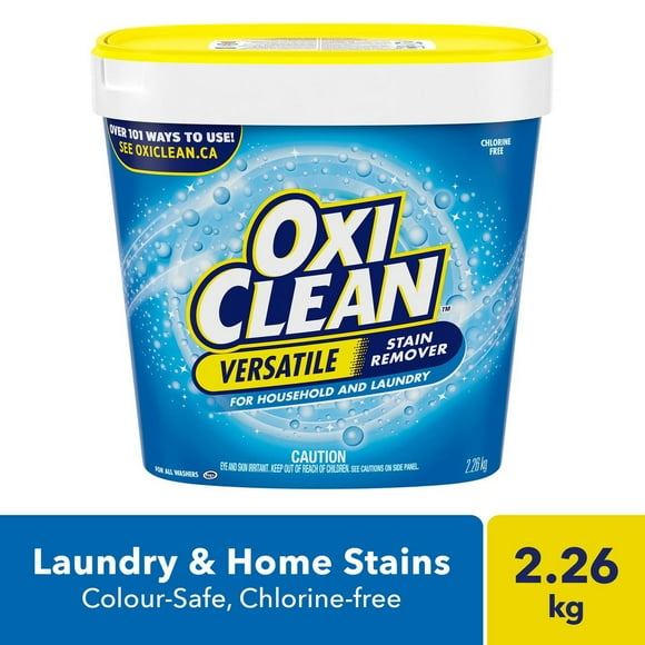 OxiClean All‑Purpose Stain Remover Powder for Household, Laundry, Carpet & Upholstery, Colour Safe, Chlorine Bleach Free, 2.26 kg