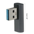 thumbnail image 4 of XISAOK 90 Degree USB 3.0 Right Angle A Male to USB 3.0 Type C Female Adapter 10Gbps, 4 of 10